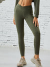 ZASUWA Female Pocket Hollow Out V-shape Waist Hoodied Leggings