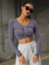 ZASUWA Female Pocket Front Folds Leggings