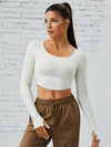 ZASUWA Female Pocket Ribbed Thumbhole Leggings