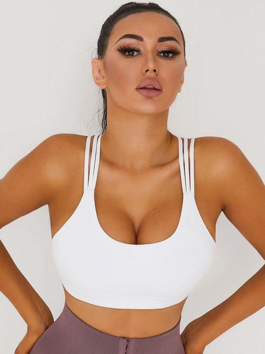 ZASUWA Female Cross Back Sports Corset Bras