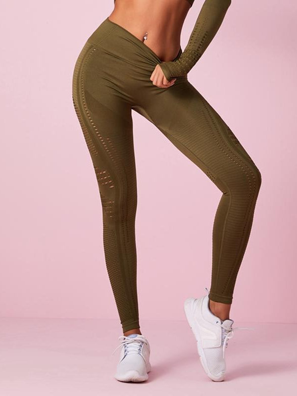 pretty in pink-Lift Legging Net Solid Color High-waist Leggings-LEGGINGS-ZASUWA-ZASUWA