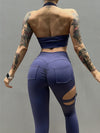 ZASUWA Female Sassy Cutout Scrunch Bum Leggings