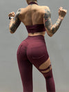 ZASUWA Female Sassy Cutout Scrunch Bum Leggings
