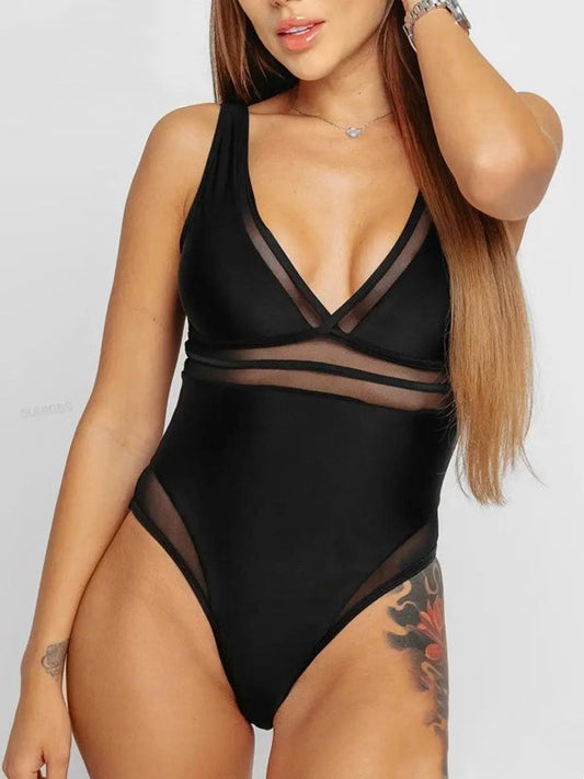 ZASUWA Female Sheer Mesh One Piece