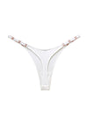 ZASUWA Female Metal Animal Print T-back Underwear