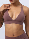 ZASUWA Female Super Deep V Cross Back Sports Bras