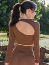 ZASUWA Female Unique Cutout With Pads Long Sleeves