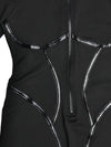 ZASUWA Female Trendy Zipper Peach Booty Romper