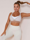 ZASUWA Female High Waist Nude Quick-Drying Mesh Contrast Color Stitching Leggings
