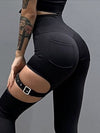 ZASUWA Female Sassy Cutout Scrunch Bum Leggings