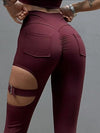 ZASUWA Female Sassy Cutout Scrunch Bum Leggings