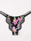 ZASUWA Female Lace Print Dazling Diamond Panties