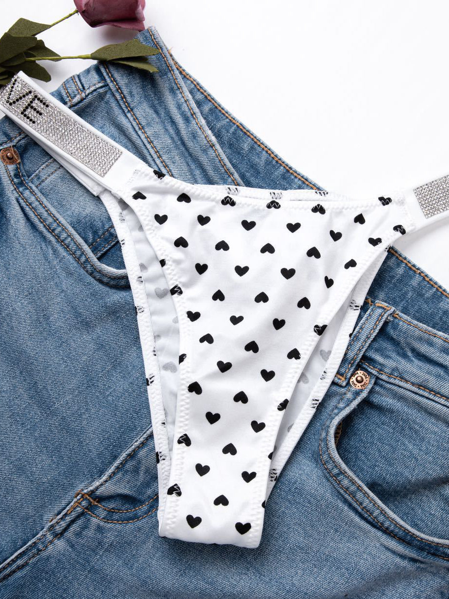 V Back Dazling Diamond Panties
