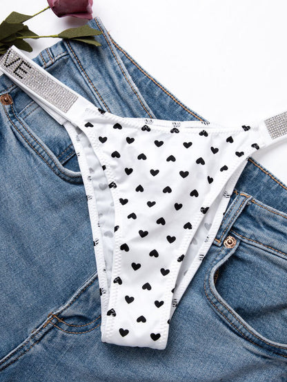 V Back Dazling Diamond Panties