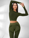 ZASUWA Female High-waist Fishnet Knitted Seamless Leggings