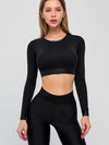 🖤ZASUWA Female Fly Eye Contrast Color High-rise Leggings